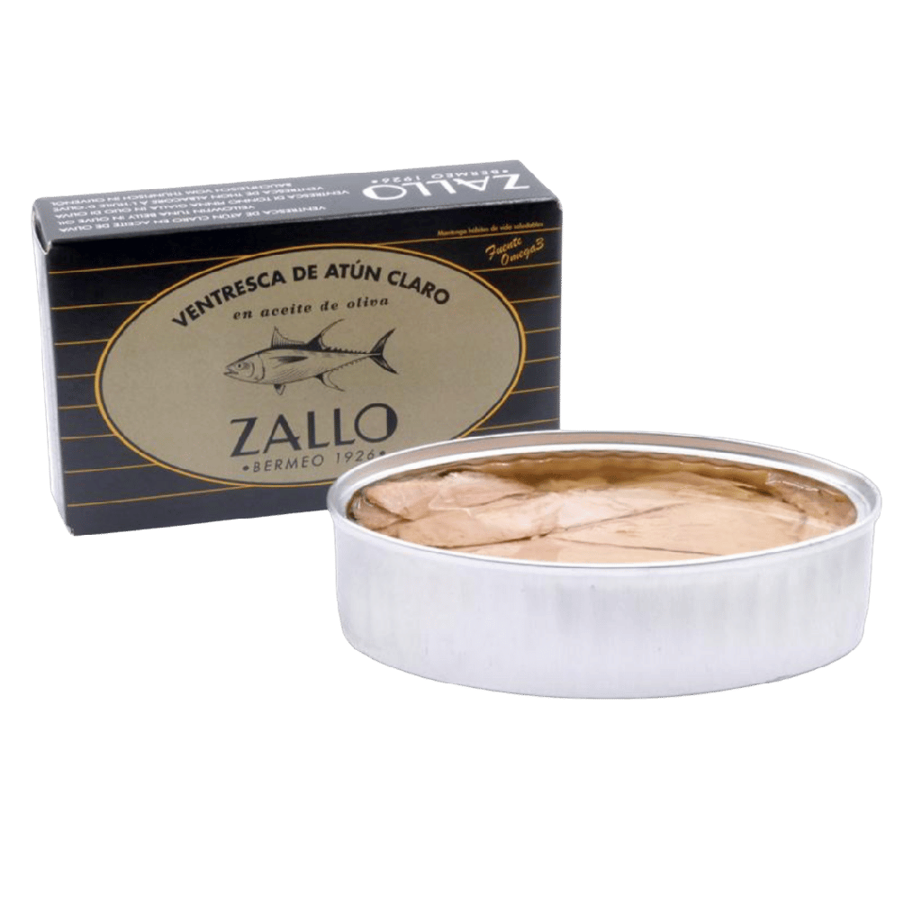 Ventresca Atún Claro Aceite Oliva OL-120 CONSERVAS ZALLO