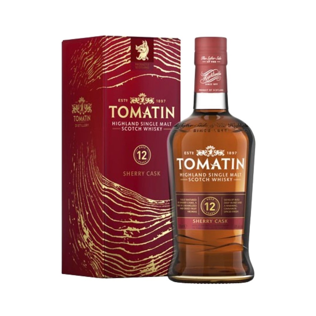 Whisky TOMATIN WHISKY 12 AÑOS "SHERRY CASK" 70cl