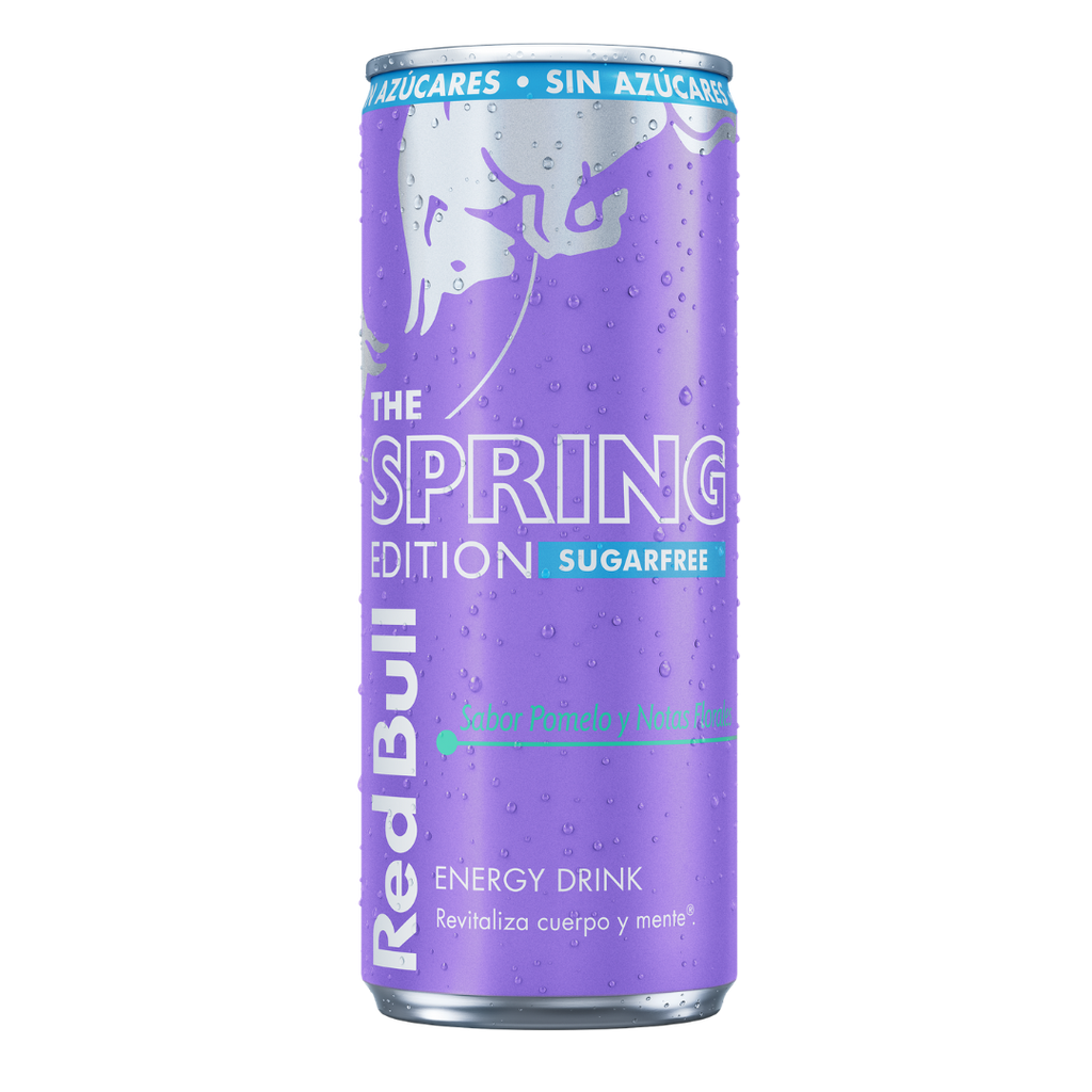 Energético RED BULL SPRING EDITION Woodruff &  Pink Grapefruit (Pomelo) SUGARFREE 25clx24