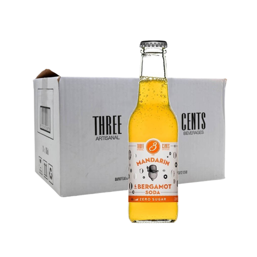 [5060671000193] Refresco THREE CENTS Mandarin & Bergamota Soda 20clx24