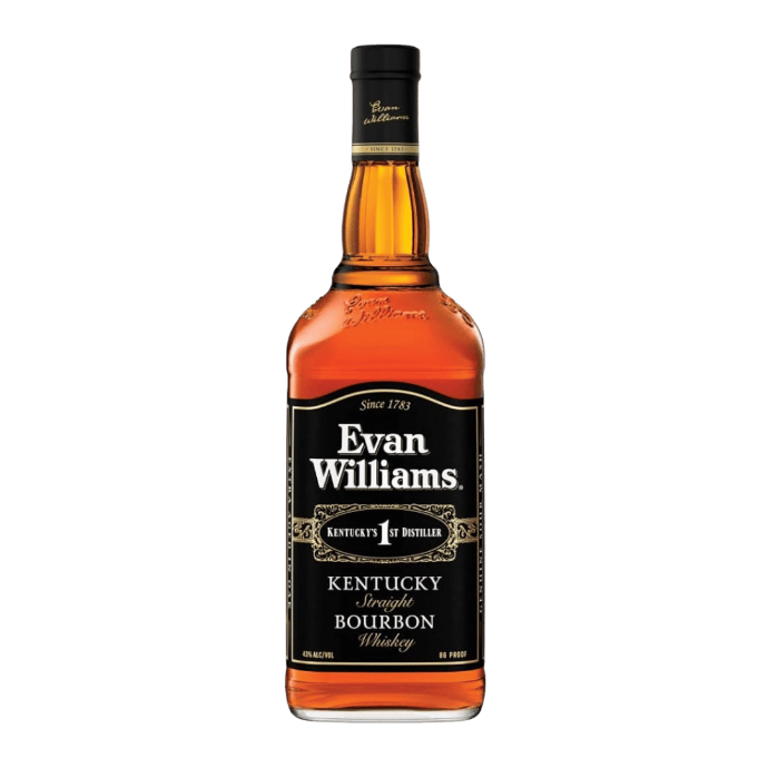 [T2100003] Whisky Bourbon EVAN WILLIAMS BLACK 70cl